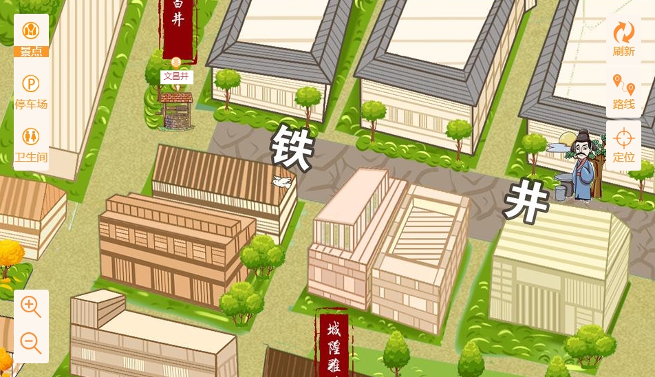 蚌埠智慧景区：手绘地图与语音导览的完美融合